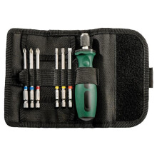 Metabo Bit Roll-up Case Set, 7 Piece