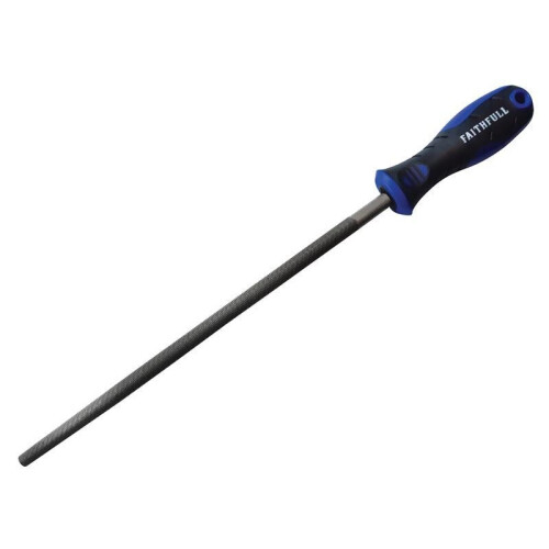 Faithfull Faithfull Round Second Cut File, Handled