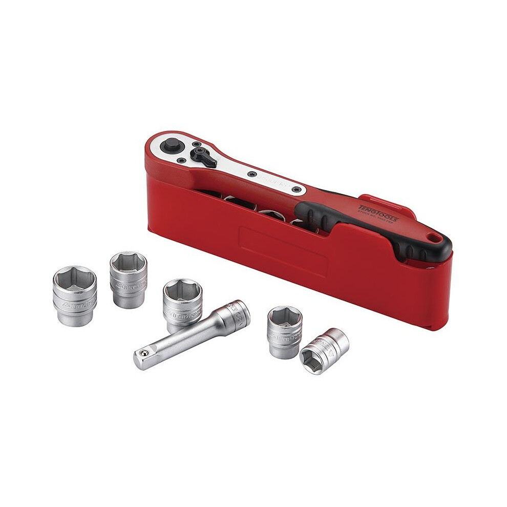 - Teng M3812N1 Basic Socket Set Of 12 3/8In Drive Multi Colour (One Size) - Image 2