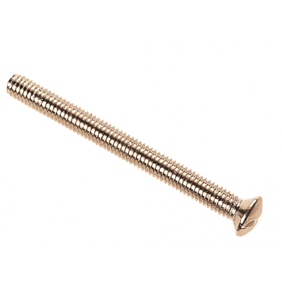 Dencon Switch/Socket Plate Screws, Nickle Plated 5063750494449