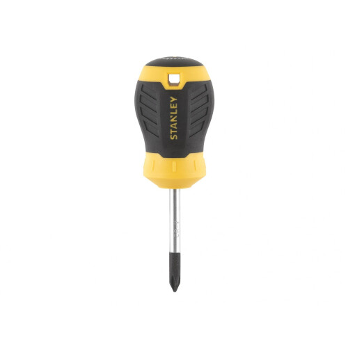 Stanley Hand Tools Cushion Grip Stubby Screwdriver, Phillips Tip 1