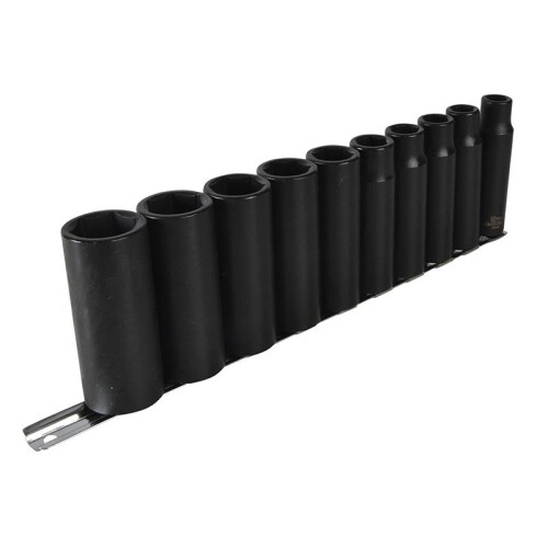 Teng 1/2in Drive 9126 Deep Impact Socket Set, 10 Piece