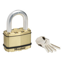 Master Lock Excell Brass Finish Padlocks