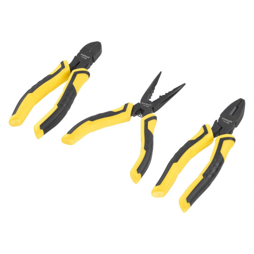 Stanley Hand Tools Controlgrip Pliers Set, 3 Piece