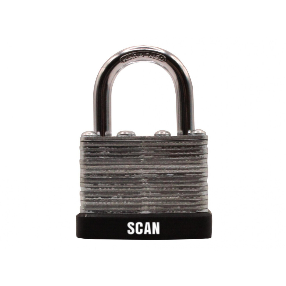 Scan Laminated Steel Padlock 5063750504346