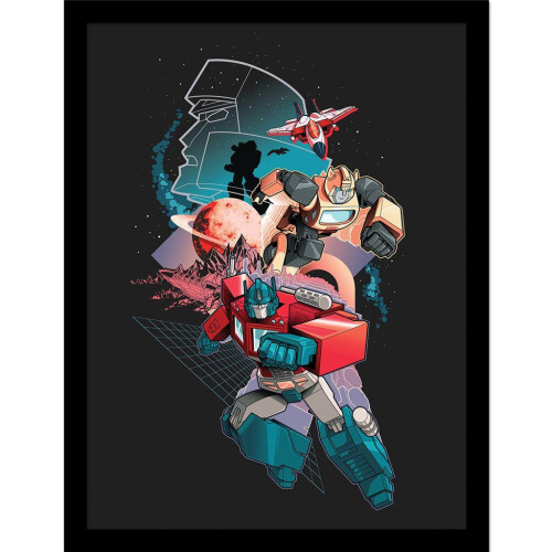 Transformers Transformers Utopian Worlds Framed Poster