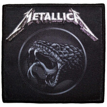 Metallica Black Album Printed Iron On Patch