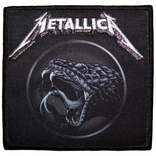 Metallica Black Album Printed Iron On Patch