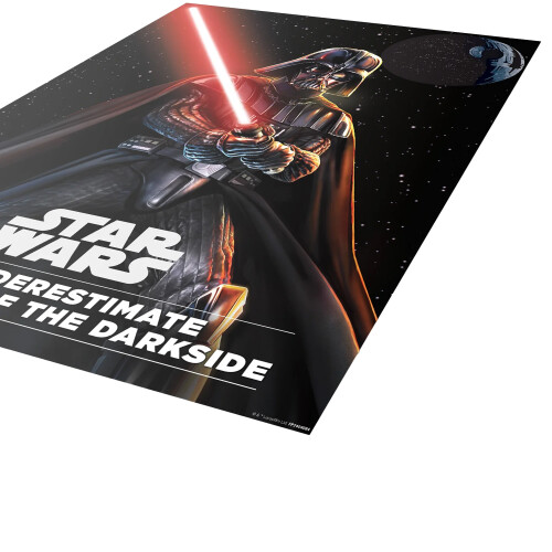 Star Wars Star Wars Darkside Saber Darth Vader Framed Poster 2