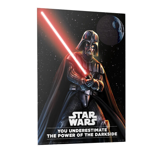 Star Wars Star Wars Darkside Saber Darth Vader Framed Poster 1