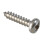 Forgefix Forgefix Self-tapping Screws, Pozi, Pan Head, A2 Stainless Steel 1