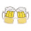 Fiestas Guirca Beer Mug Costume Accessory 1