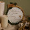 Celebrations Love Story Round Wreath Plaque with Eucalyptus 23cms 2