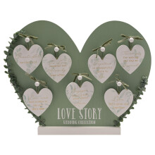 Love Story Hearts on Stand - 42 Hearts + Stand