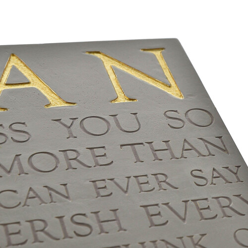 Celebrations Thoughts of You Memorial Square Plaque - Nan 2