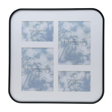 Impressions Black Collage Frame Holds 4 Photos - 16 x 16
