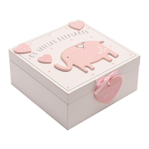 Celebrations Petit Cheri' My Special Keepsake Box 16cm x 16cm - Pink