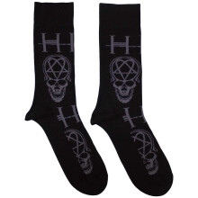Him Unisex Adult Heartagram Skull Ankle Socks