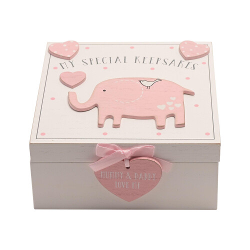 Celebrations Petit Cheri' My Special Keepsake Box 16cm x 16cm - Pink 2