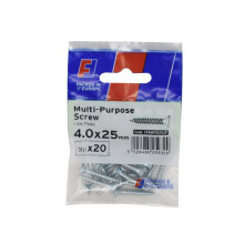 Forgefix Multi-purpose Pozi Screw Csk St Zp Forgepack