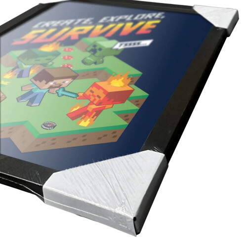 Minecraft Minecraft Create Explore Survive Framed Poster 2