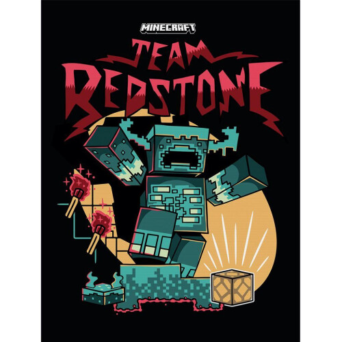 Minecraft Minecraft Team Redstone Canvas Print
