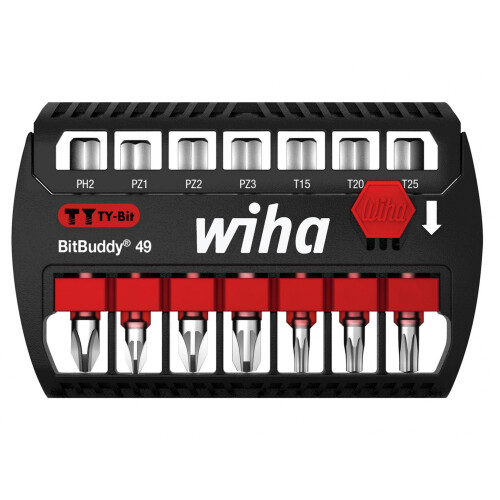 Wiha Wiha Bitbuddy Ty Bit Set, 7 Piece