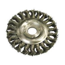 Faithfull Circular Wire Brush 125 X 12mm 22.2mm Bore, 0.50mm Wire