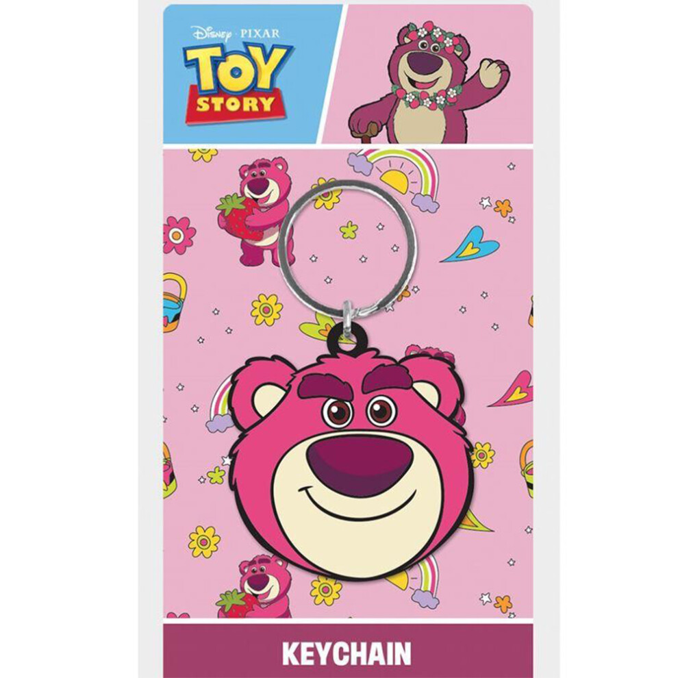 Toy Story Head Pvc Lotso Keyring Pink