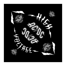 AC/DC Unisex Adult High Voltage Bandana