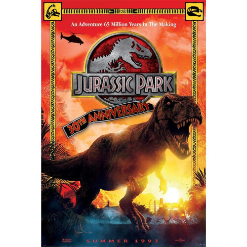 Jurassic Park Jurassic Park 30th Anniversary Poster