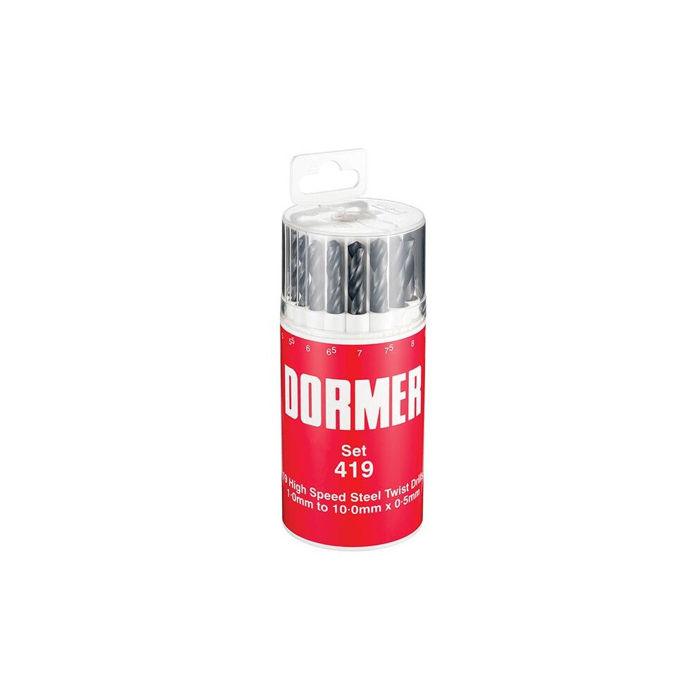 Dormer A191 High Speed Steel Drill Set - Metric - Multi Colour - Image 2