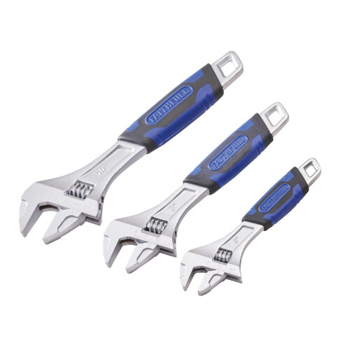 Faithfull Faithfull Adjustable Spanner Set, 3 Piece