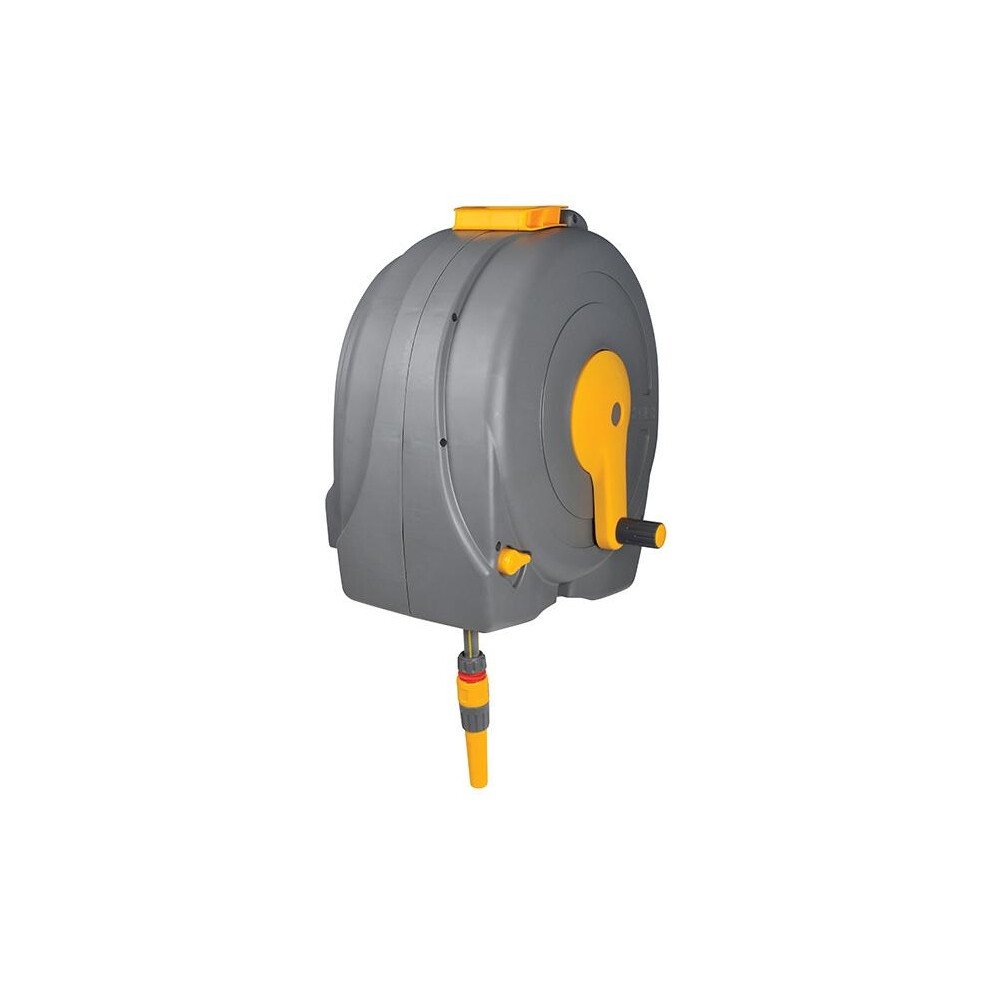 Hozelock 2496 Wall Mounted 40M Fast Reel + 40M Of 12.5Mm Hose