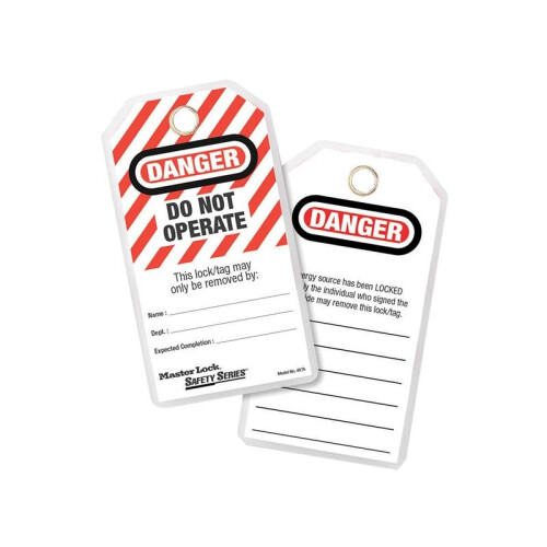Master Lock Master Lock No. 497a Heavy-duty Safety Tags (12) - Danger Do Not Operate
