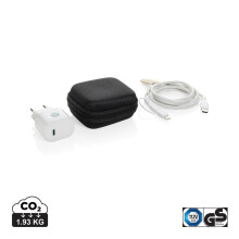 XD Collection Boost Recycled PET Charger (Pack of 2) (EU Plug)