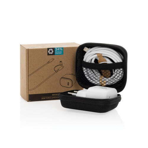 XD Collection Boost Recycled PET Charger (Pack of 2) (EU Plug) 2