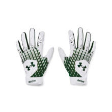 Under Armour Herren Clean Up Baseballhandschuhe, (101) Weiß/Forstgrün, XX-Large