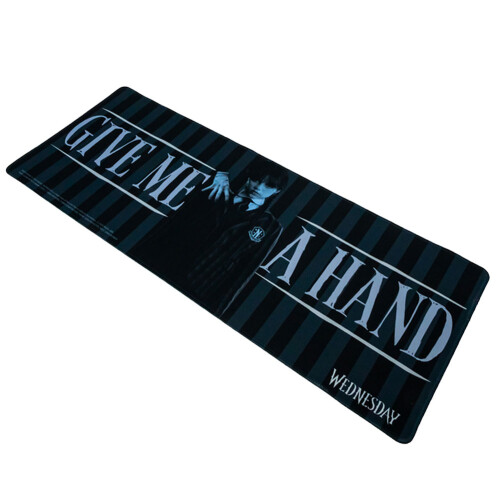 Wednesday Jumbo Striped Desk Mat 1