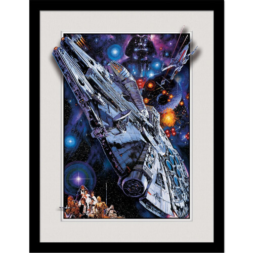Star Wars Star Wars Breakout Millennium Falcon Framed Poster