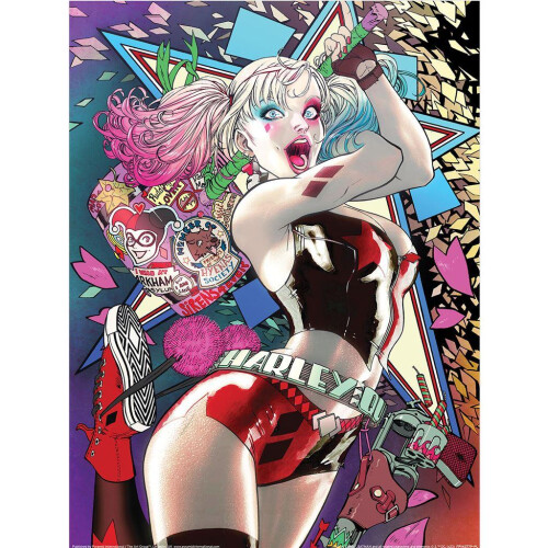 DC Comics DC Comics Harley Quinn Comic Paper Poster