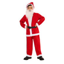 (3-4 Years, Red/White) Rubies Childrens/Kids Santa Costume