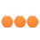 Something Different Orange Shaped Candle (Pack of 3) 1
