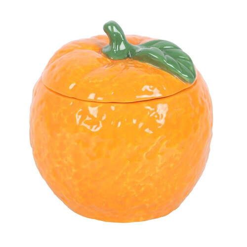 Something Different Orange Candle Jar