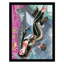 Batman Catwoman Around Comic Cover Print