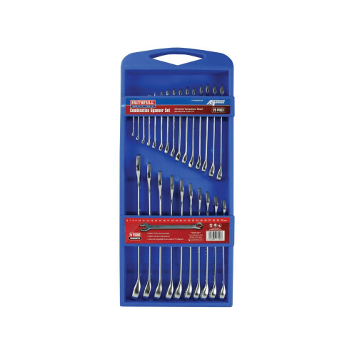 Faithfull Faithfull Combination Spanner Set, Chrome Vanadium