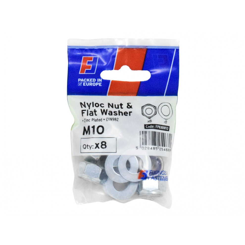 Forgefix Nyloc Nut & Washer, Forgepack