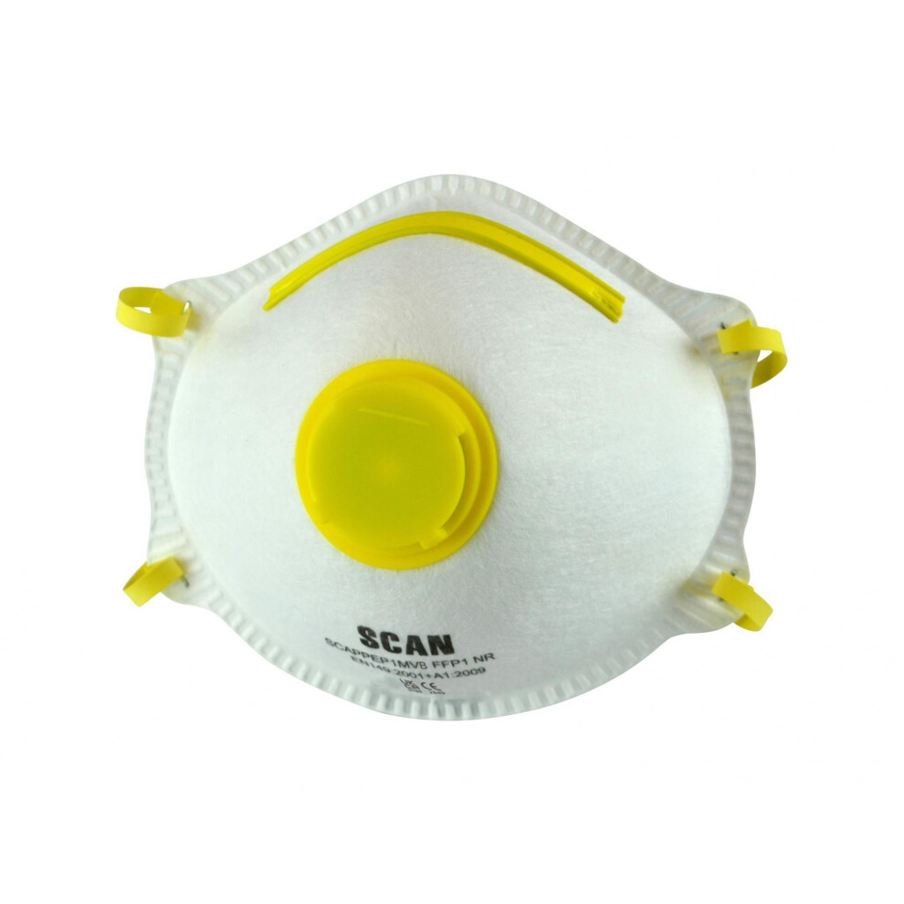 Scan Moulded Disposable Valved Mask 5063750578194