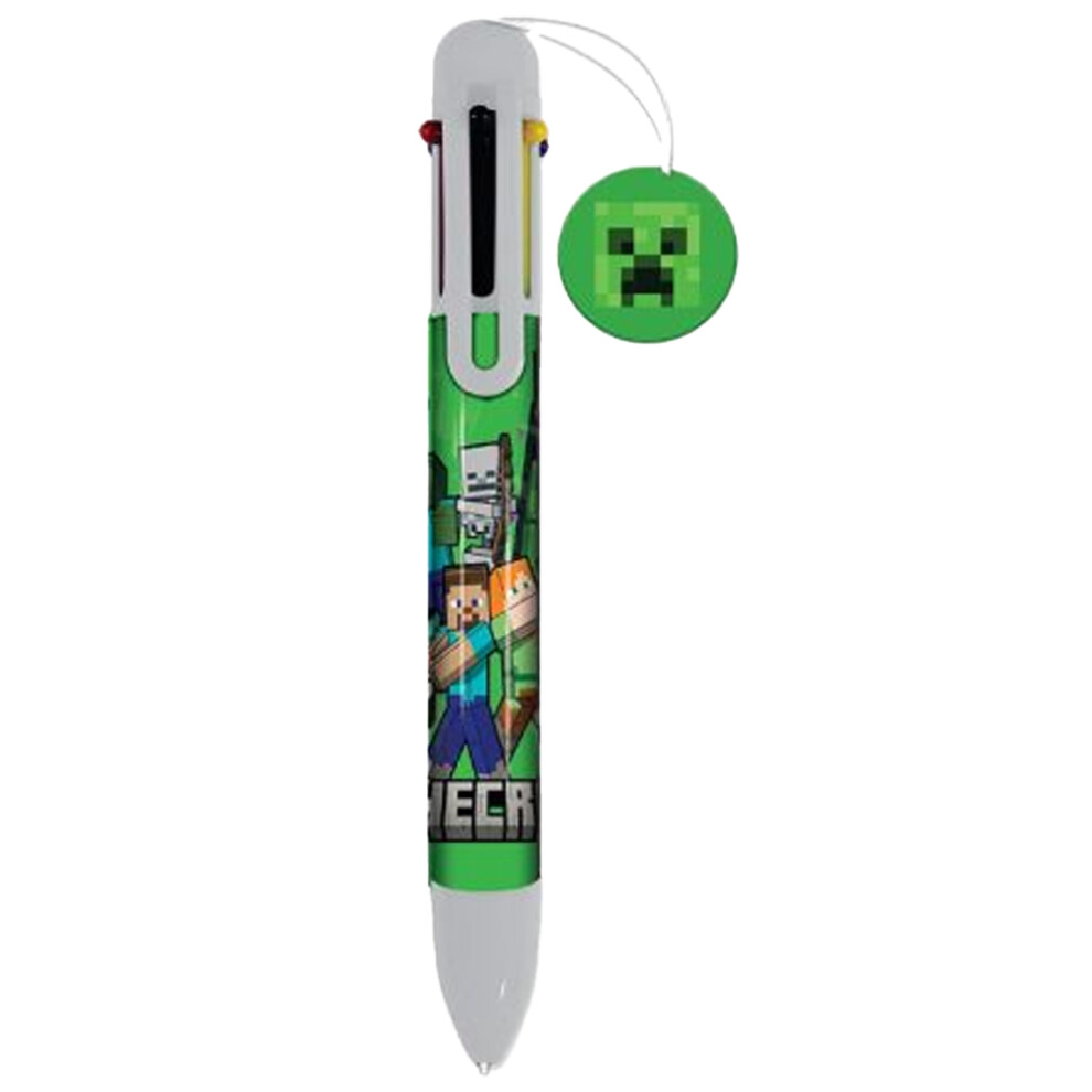 New Minecraft Creeper Multicoloured Pen