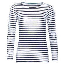 SOLS Womens/Ladies Marine Striped Long-Sleeved T-Shirt